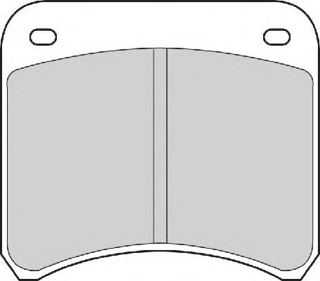 NECTO FD601A Brake Pad Set, disc brake